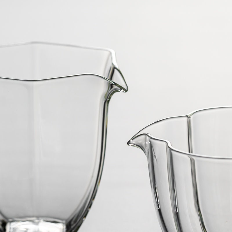 Gohobi Handmade tea glass Fair cup tea cup Tea pitcher Chinese Gongfu tea Kung fu tea Japanese Chado Glass