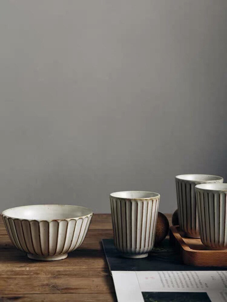 Gohobi handmade ceramic bowl Japanese style tableware stoneware