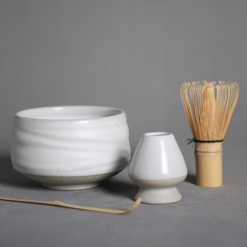 Complete Japanese Matcha Tea Set - Includes Bamboo Whisk (Chasen), Scoop (Chashaku), & Ceremonial Bowl (Chawan) - View #13