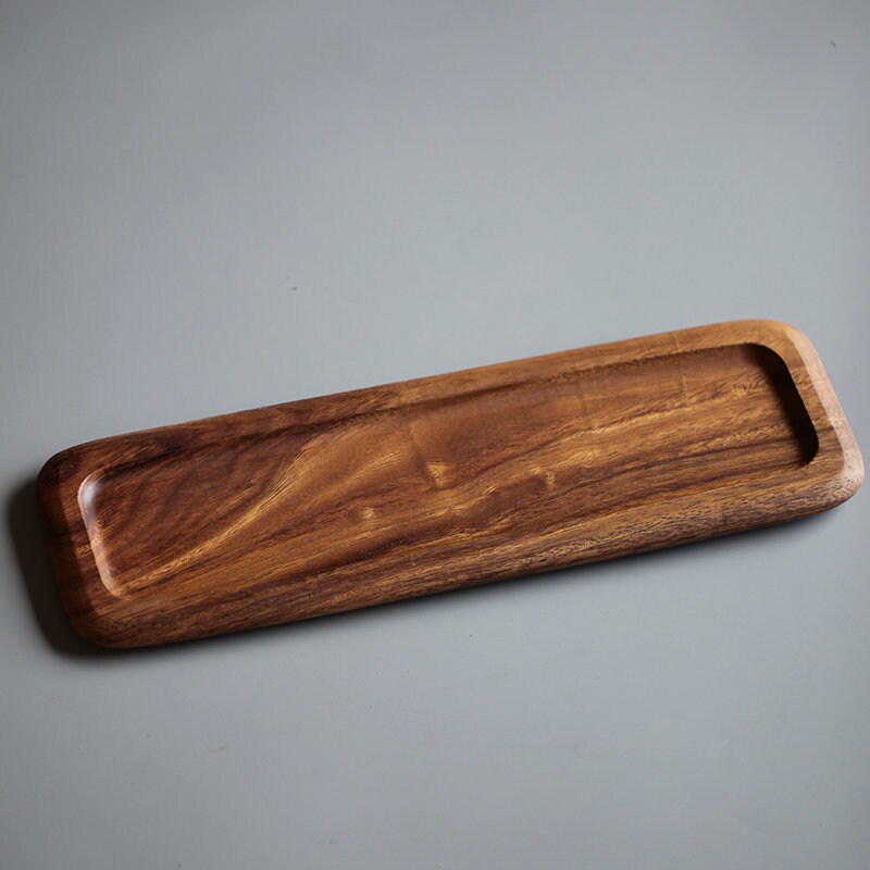 Gohobi Wooden Tea Trays Serving Trays Gongfu tea trays (2 versions) Japanese Chado Acacia wood