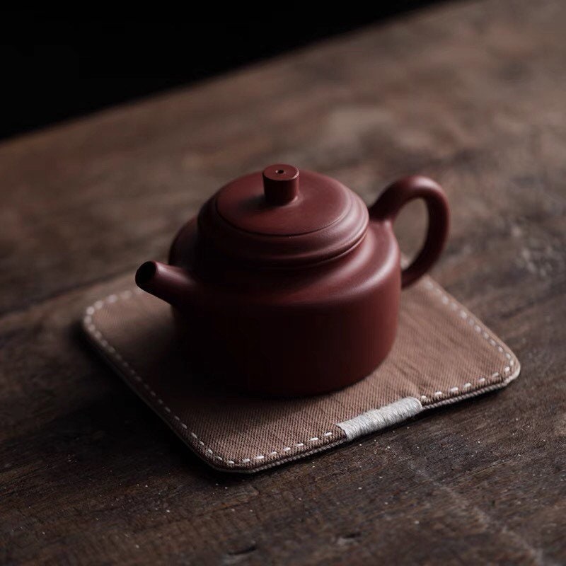 Gohobi Coaster Chinese Gongfu tea Kung fu tea Teaware Japanese Chado cotton coaster unique handmade coaster