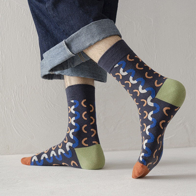 Men Cotton Socks, Winter socks, Christmas socks, Men Winter Socks, gift for him, Xmas secret Santa gift