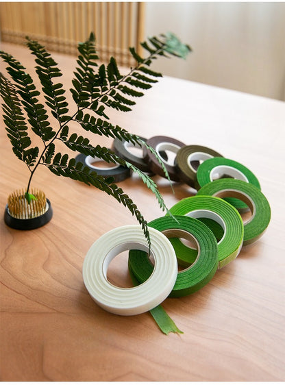 Gohobi Ikebana Floral Tape – Professional Flower Arrangement Stem Binding Tape