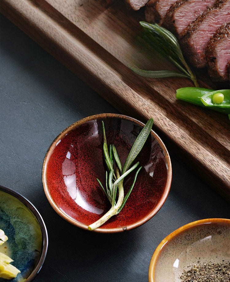 Gohobi Oval Ceramic Sauce Dish