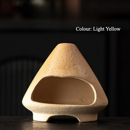 Gohobi Nordic Cabin Ceramic Aromatherapy Fireplace Burner