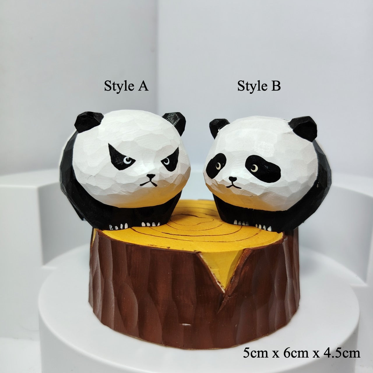 Gohobi Hand-Carved Panda Figurine