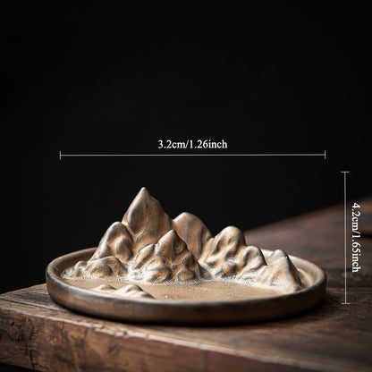 Gohobi Vintage Golden Mountain Incense Holder