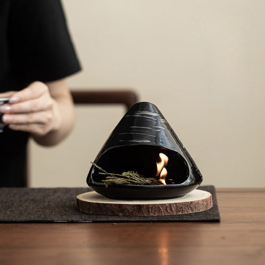 Gohobi Fuji Mountain Ceramic Aromatherapy Fireplace Burner