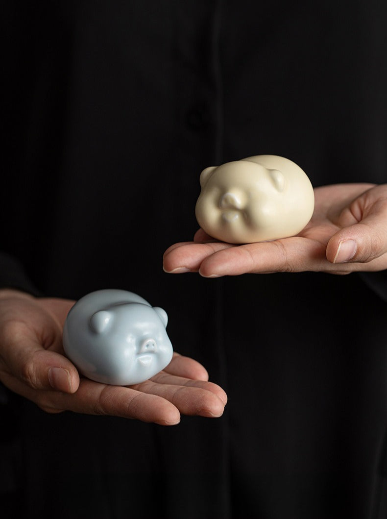 Gohobi Lucky Pig Tea Pet