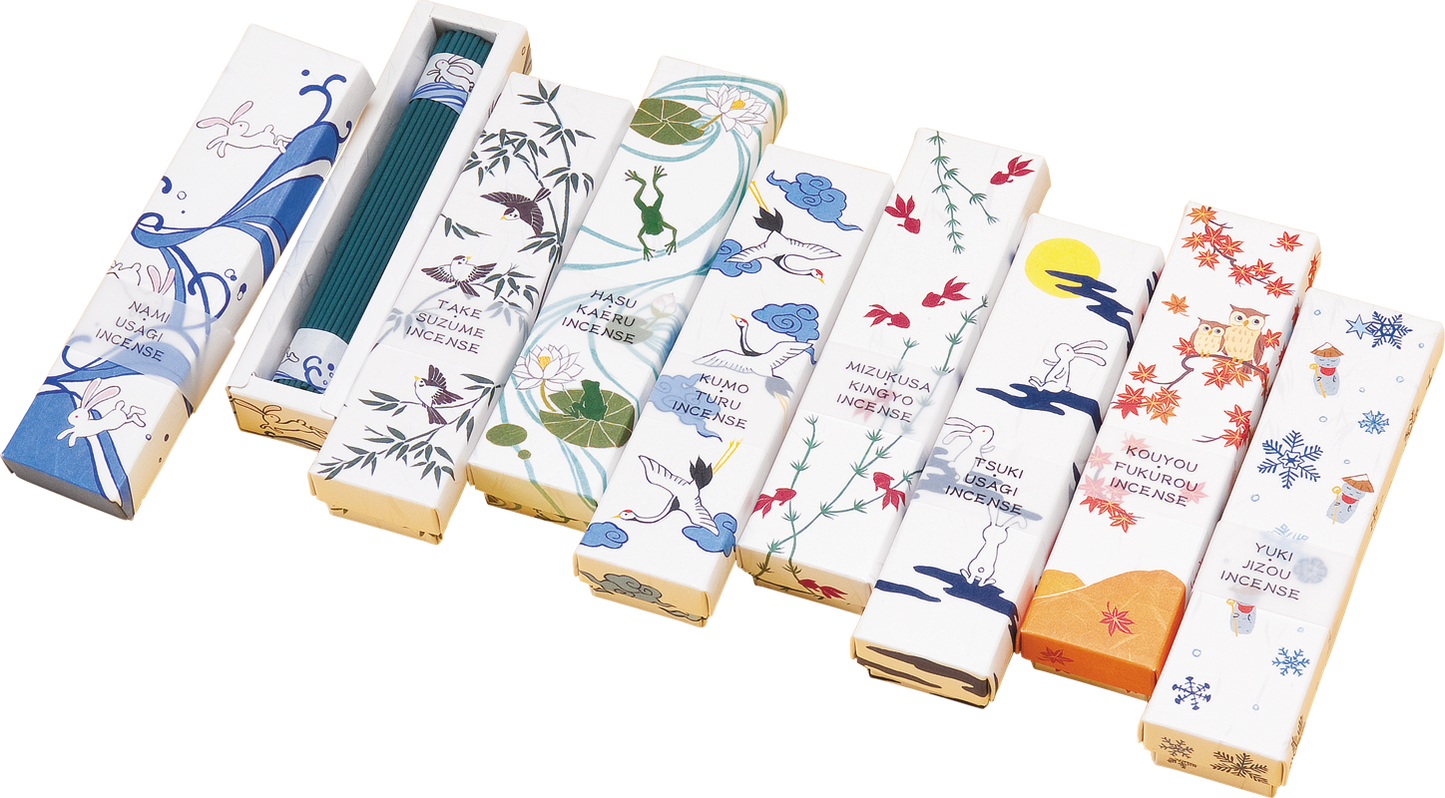 Kousaido ENGIMONO Gold Fish Incense Stick [Made in Japan]