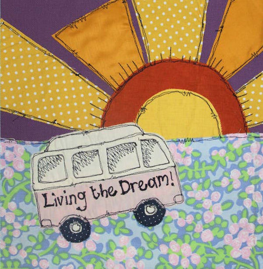 Gohobi x Poppy Treffry Living The Dream Camper Van Card [Made in the UK]