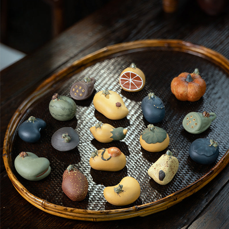 Yixing Purple Sand Spray Tea Pet Handmade Frog(Clearance)