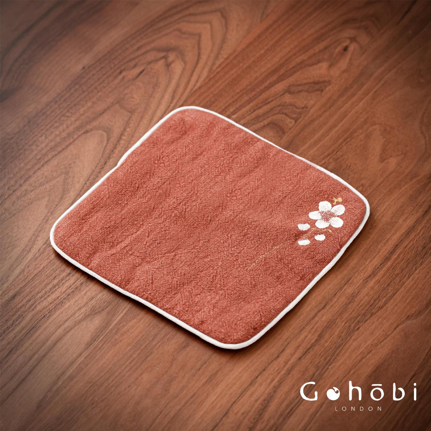 Gohobi Handmade Cotton Linen Tea Towel – Japanese Style Absorbent Zen Tea Cloth