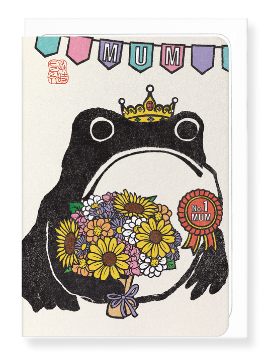 Ezen Designs MOTHER'S DAY EZEN FROG: Greeting Card [Made in the UK]