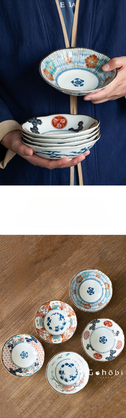 Gohobi Handmade Japanese Minoyaki Traditional Ceramic Plate [Made in Japan]