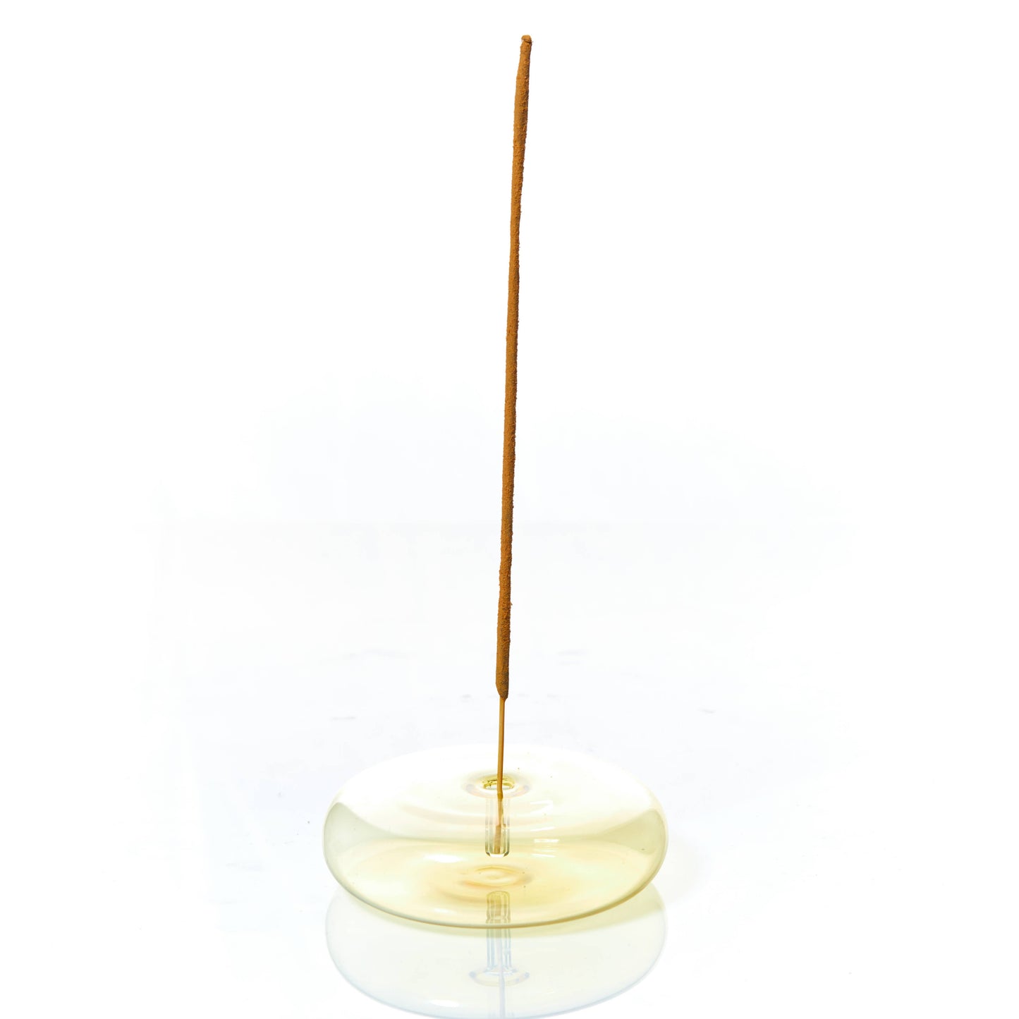 Gohobi x MÆGEN Dimple - Hand Blown Glass Incense Holder Yellow