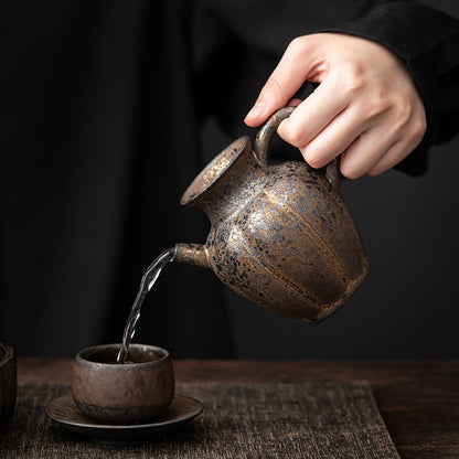 Gohobi Vintage Gilded Ceramic Fair Cup