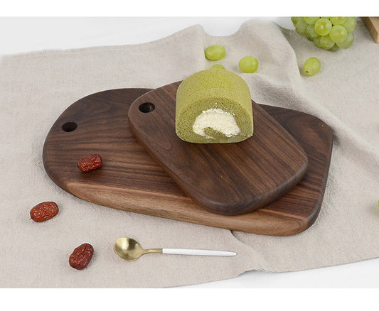 Gohobi Black Walnut Wooden Cutting Board with Handle