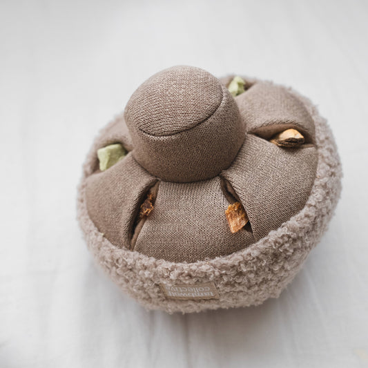 HereThe GUU//OAT//NOSEWORK MUSHROOM//Enrichment dog toy