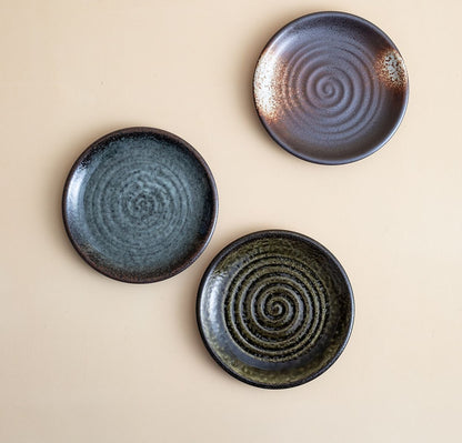 Gohobi Made in Japan Mino Ware Wabi-Sabi Plate – Ceramic Side Plate [Made in Japan]
