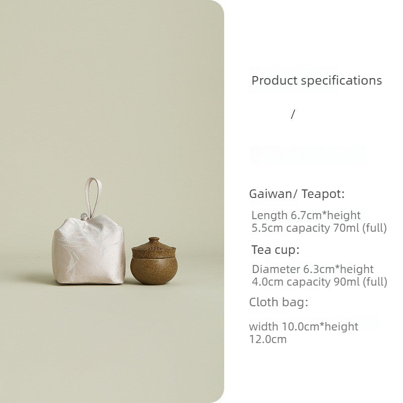 Gohobi Portable Travel Tea Set – One Pot One Cup Gongfu Tea Set for One