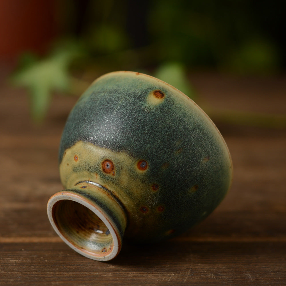 Gohobi Handmade Green Banana Tea Cup (High stand 100ml version)