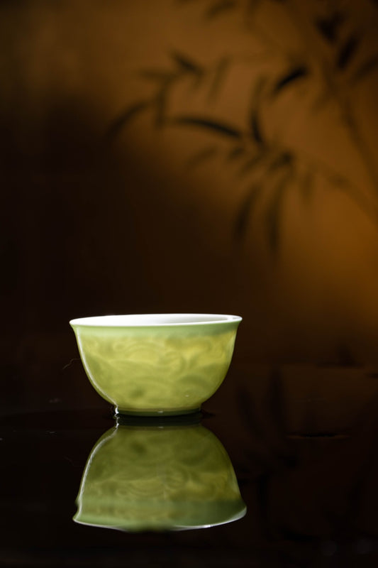 [清本源 x Gohobi Gallery] Tasse à thé de vigne de lotus bleu