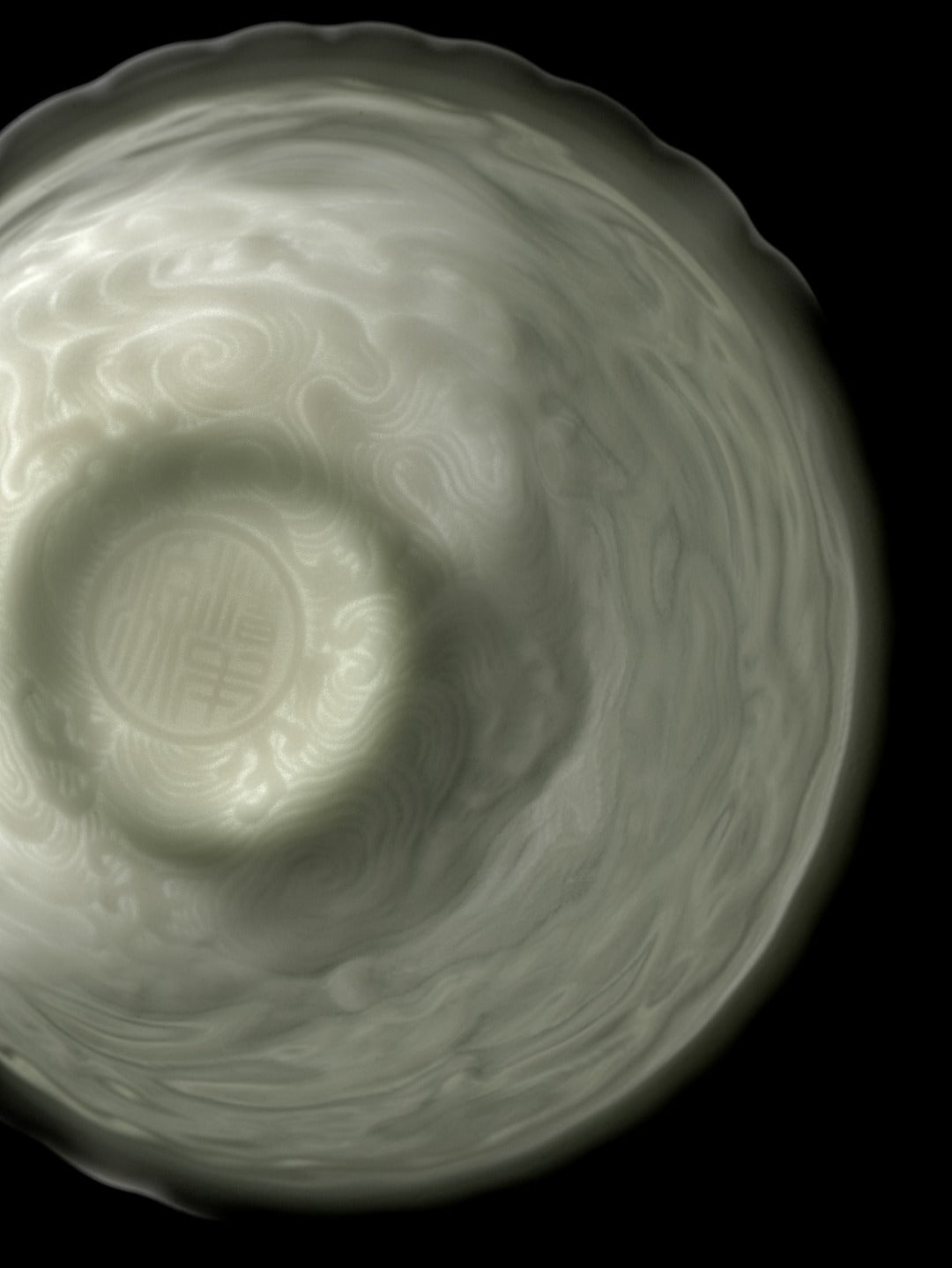 [清本源 x Gohobi Gallery] Thin-Body Inner-Imprinted and Carved Sea Wave Cup – Qing Ben Yuan Series (60ml)