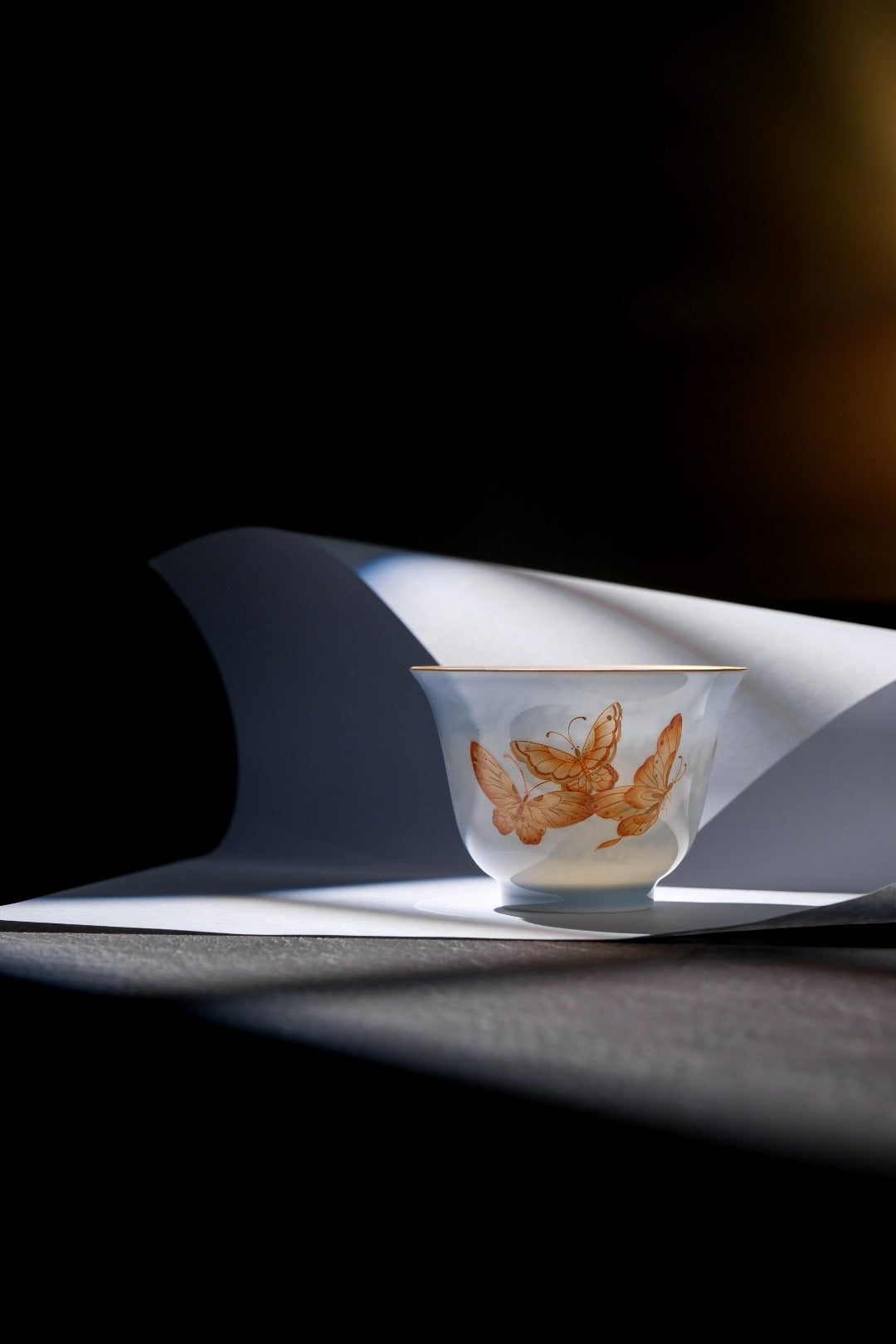 [清本源 x Gohobi Gallery] Tasse à thé de vigne de lotus bleu