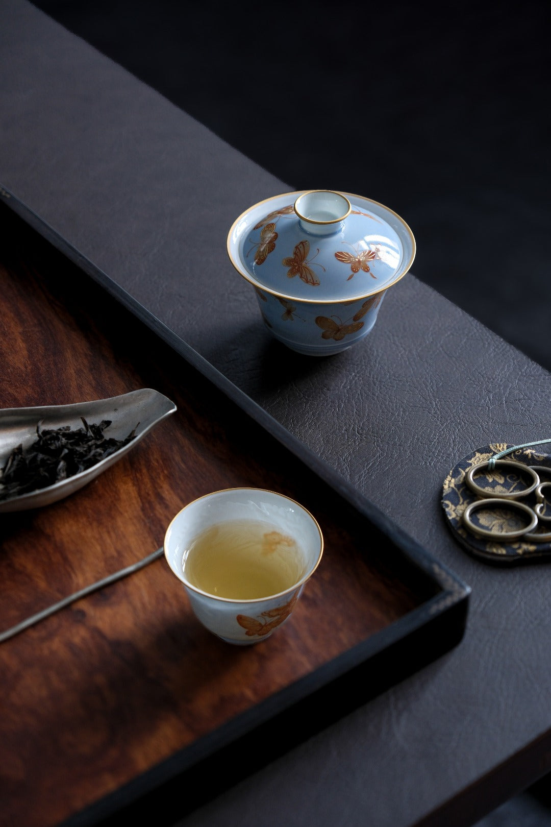 [清本源 x Gohobi Gallery] Tasse à thé de vigne de lotus bleu