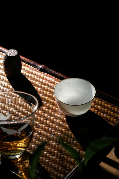 [清本源 x Gohobi Gallery] Tasse à thé de vigne de lotus bleu