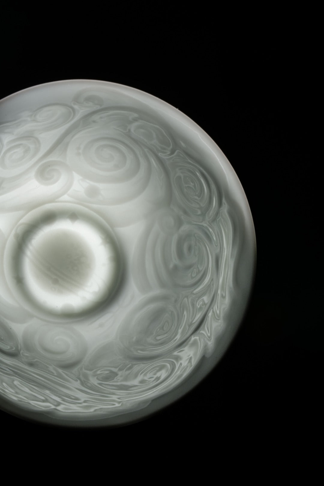 [清本源 x Gohobi Gallery] Thin-Body Sweet White Douli Cup with Inner-Imprinted Starry Sky Design (110ml)