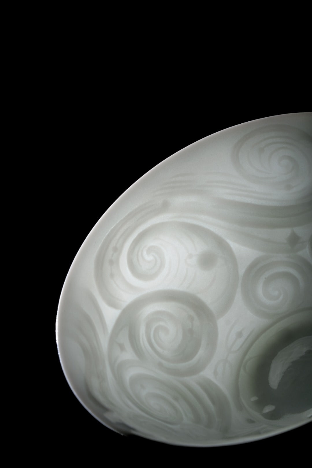 [清本源 x Gohobi Gallery] Thin-Body Sweet White Douli Cup with Inner-Imprinted Starry Sky Design (110ml)