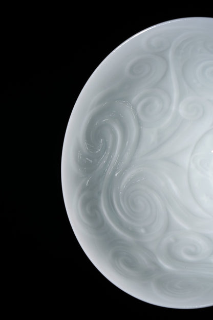 [清本源 x Gohobi Gallery] Thin-Body Sweet White Douli Cup with Inner-Imprinted Starry Sky Design (110ml)