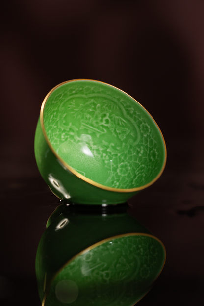 [清本源 x Gohobi Gallery] Tasse à thé de vigne de lotus bleu