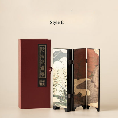 Gohobi Chinese Screen Tea Table Ornament