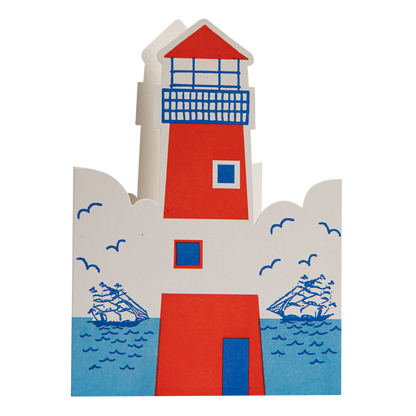 Archivist Gallery Lighthouse | Letterpress Cards | Cut-out Cards [Made in the UK]
