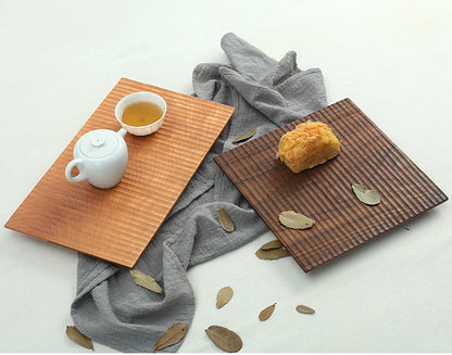 Gohobi Handcrafted Solid Wood Serving Tray