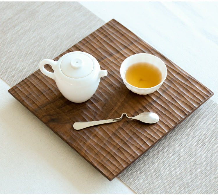 Gohobi Handcrafted Solid Wood Serving Tray