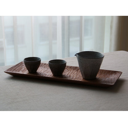 Gohobi Black Walnut Handmade Rectangular Tray