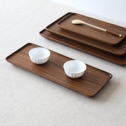 Gohobi Japanese-Inspired Solid Wood Tea Tray