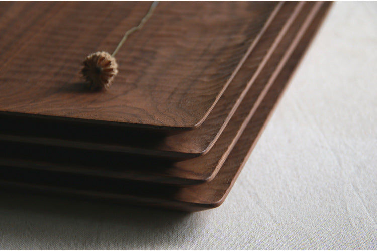 Gohobi Black Walnut Handmade Rectangular Tray