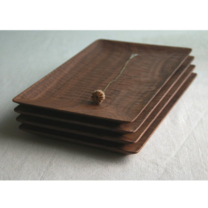 Gohobi Black Walnut Handmade Rectangular Tray