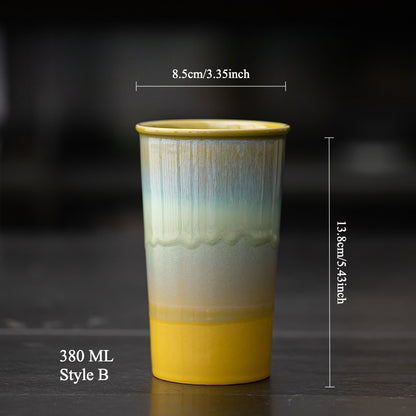Gohobi Flow Glaze Ceramic Large Cup