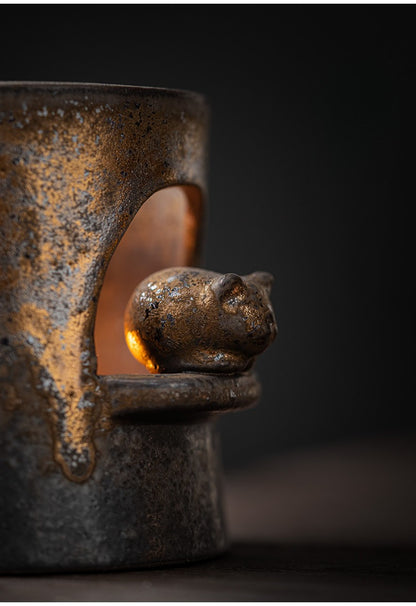 Gohobi Vintage Ceramic Tea Roaster