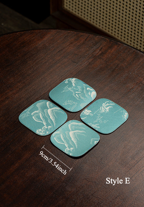 Gohobi Set of 4 Heat-Resistant Pads for Teapots