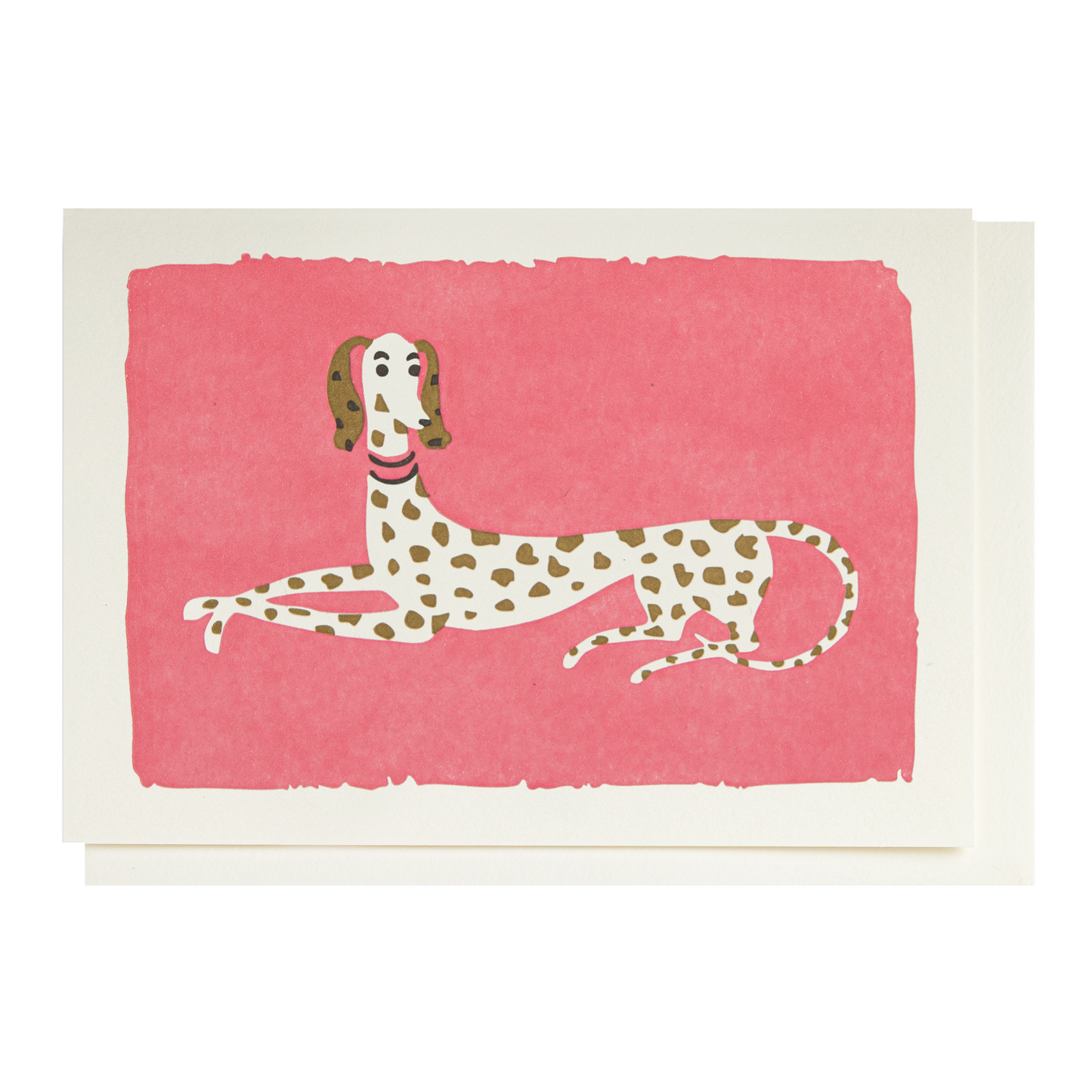 Archivist Gallery Spotty Dog | Letterpress Cards | Small Cards [Made in the UK]
