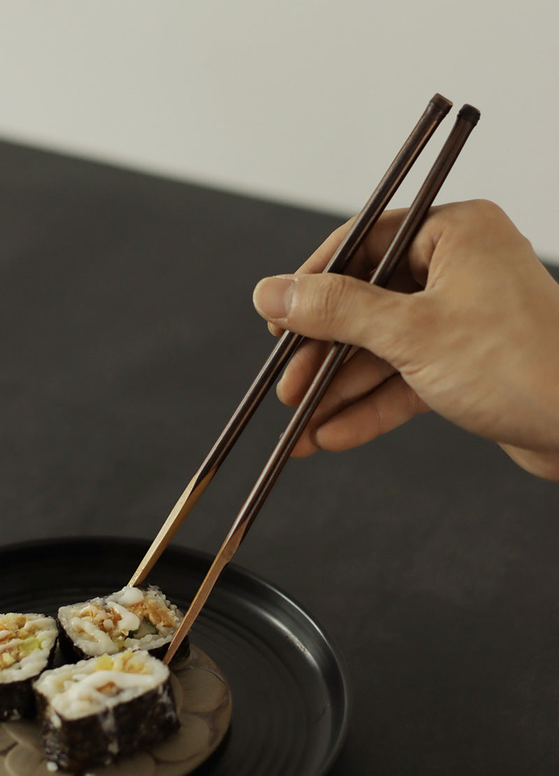 Gohobi Japanese Eco-friendly Solid Bamboo Chopsticks