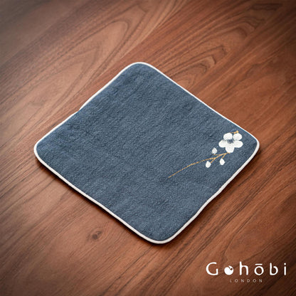 Gohobi Handmade Cotton Linen Tea Towel – Japanese Style Absorbent Zen Tea Cloth