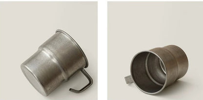 Gohobi Vintage-Style Stackable 304 Stainless Steel Camping Cup